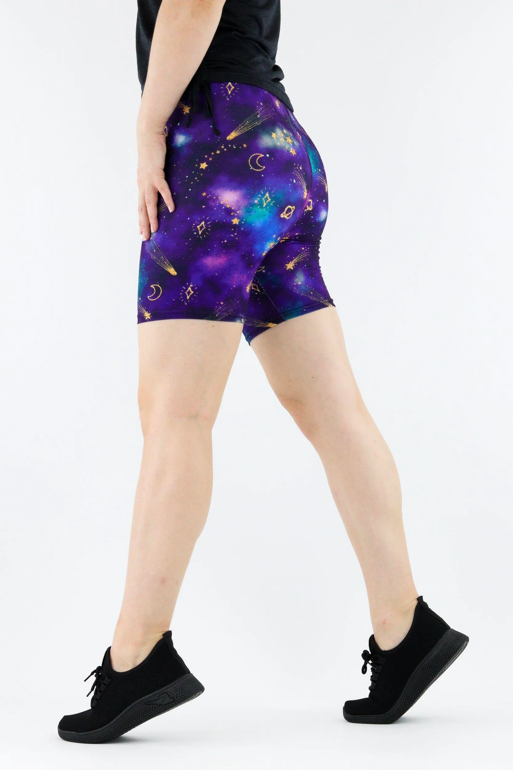 Sparkle Space - Casual Mid Shorts