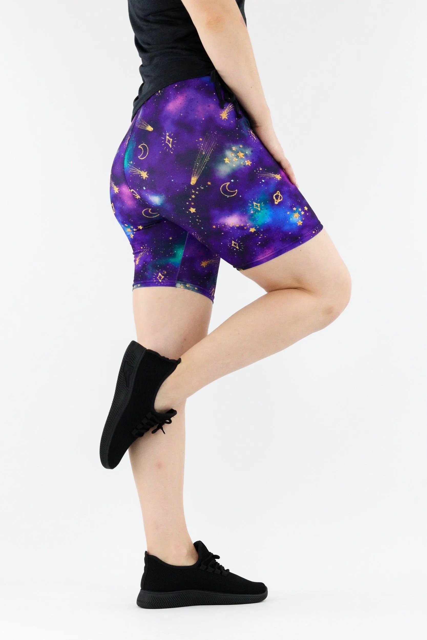 Sparkle Space - Casual Mid Shorts