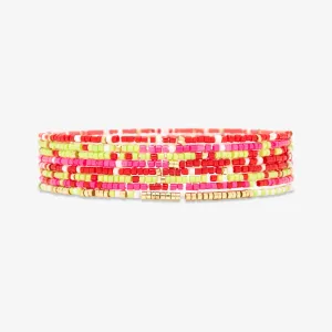 Strawberry Fields Stretch Bracelet Set of 8