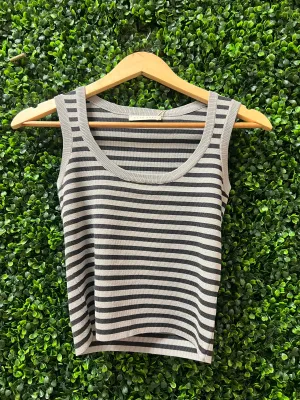 Striped Knit Tank