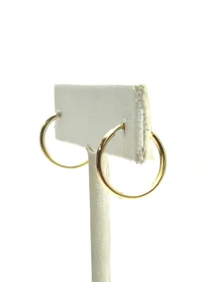 Stylish Endless Hoop Earrings,14K gold filled (14KGF) 4011714