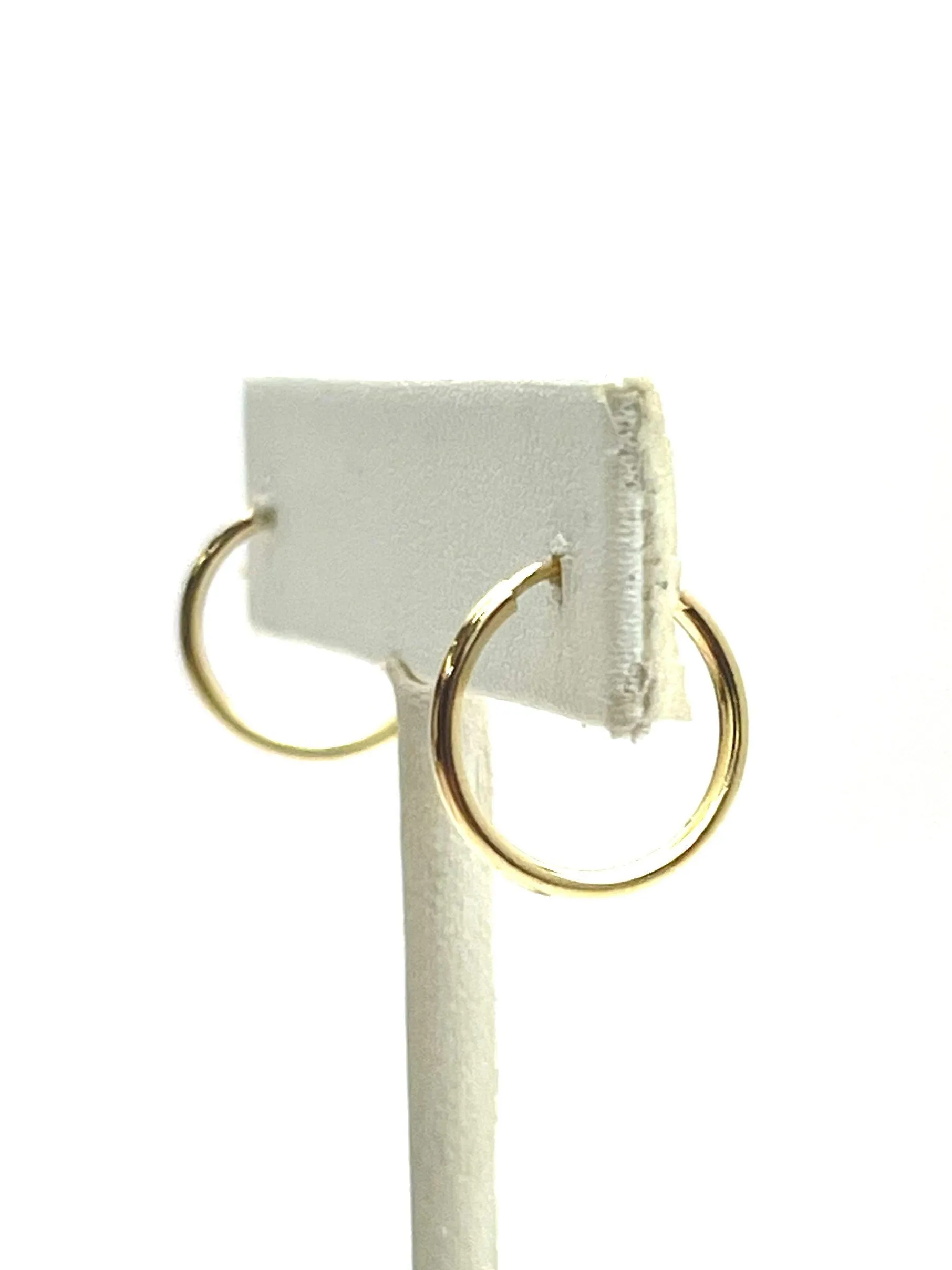 Stylish Endless Hoop Earrings,14K gold filled (14KGF) 4011714
