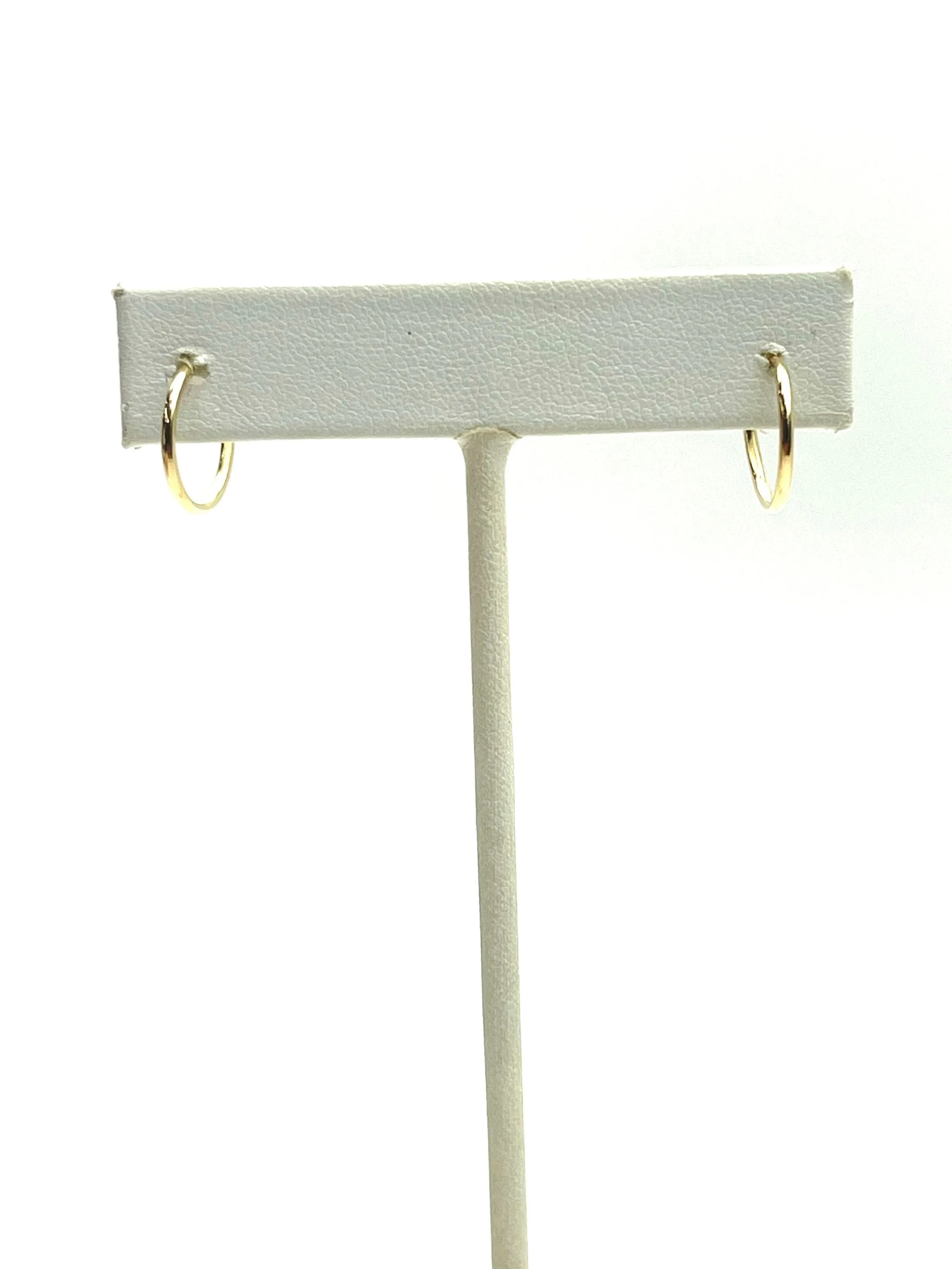 Stylish Endless Hoop Earrings,14K gold filled (14KGF) 4011714
