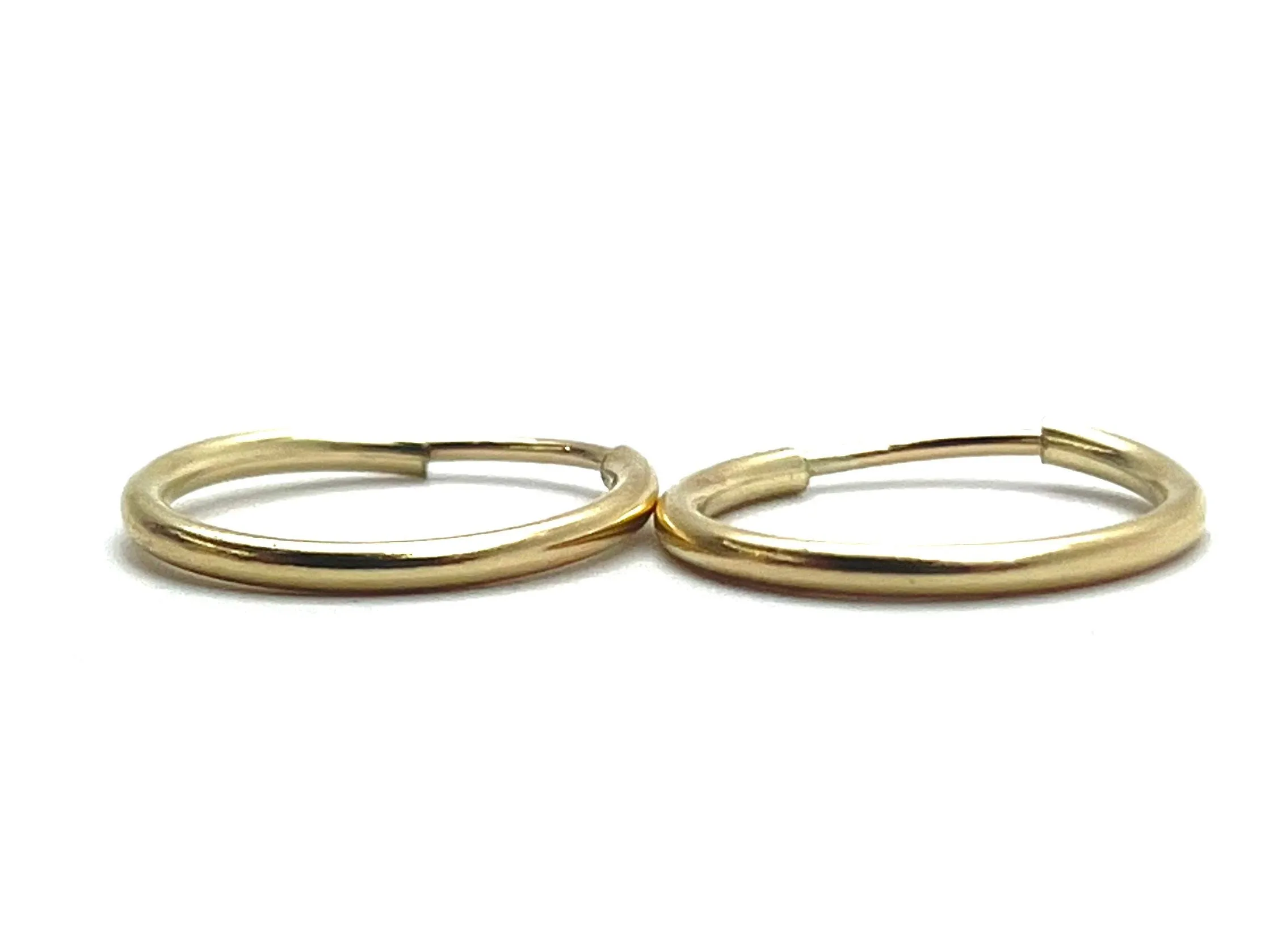 Stylish Endless Hoop Earrings,14K gold filled (14KGF) 4011714