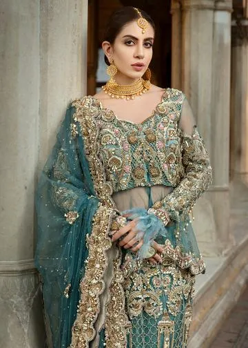 Stylish Pakistani Bridal Lehnga for Wedding #J5184