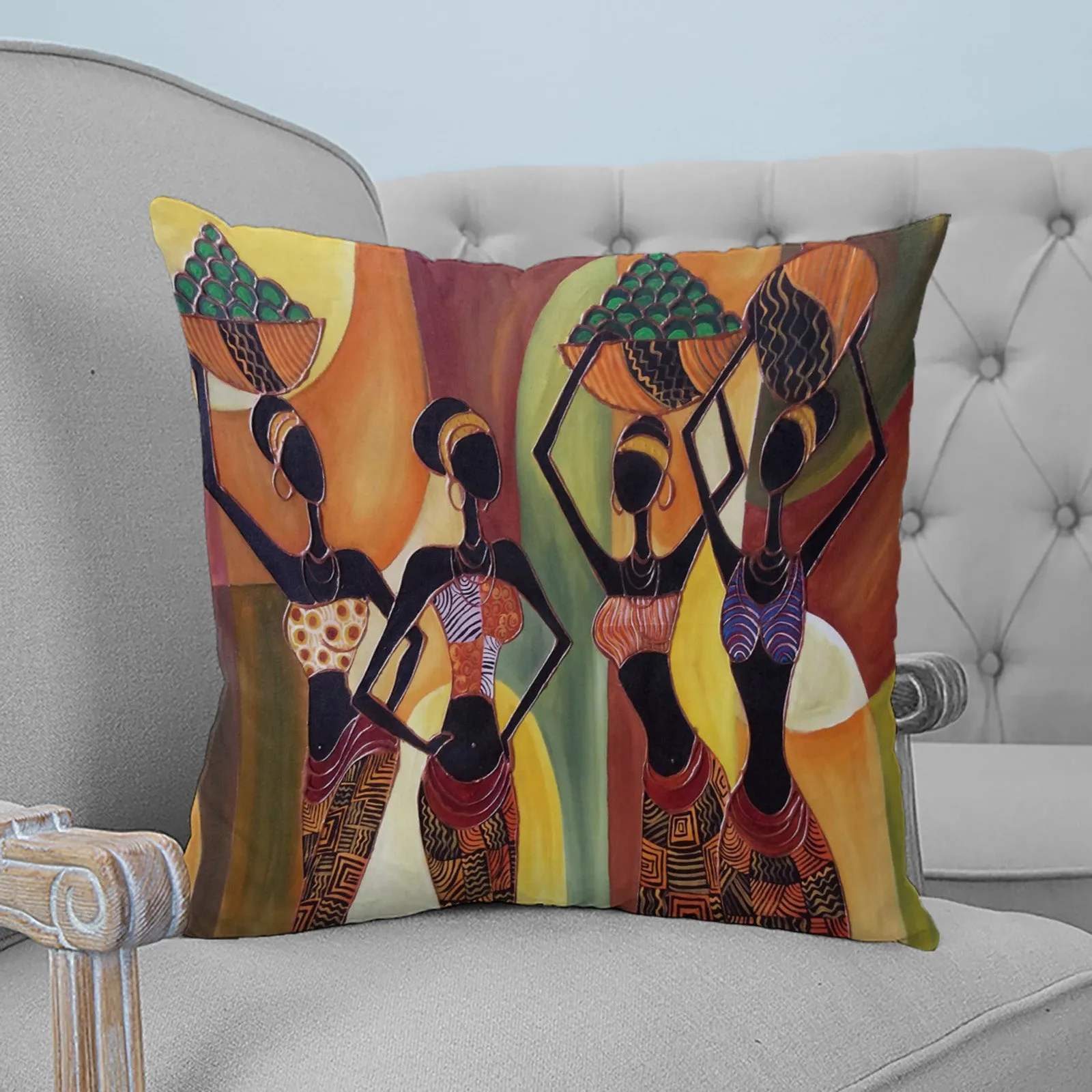 Stylish Picasso African Pillow Cases Cushion Covers