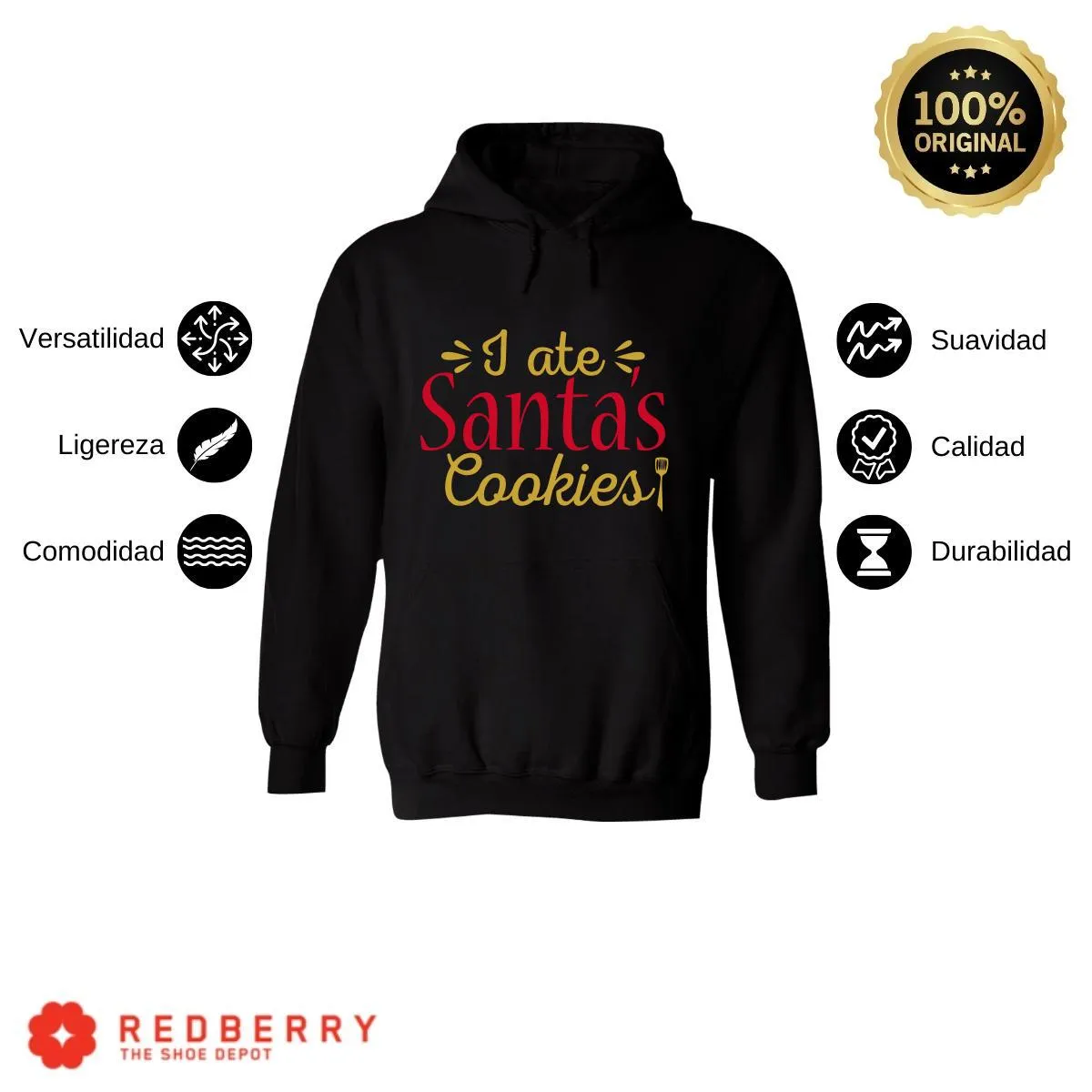Sudadera Deportiva Hombre Navideña Hoodie 049