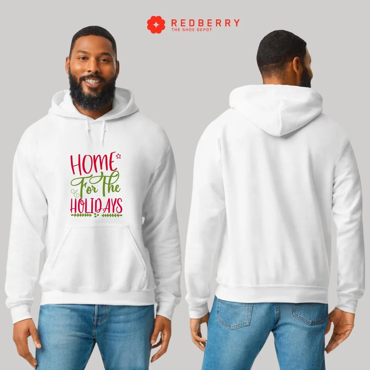 Sudadera Navideña Hombre Deportiva Hoodie 048