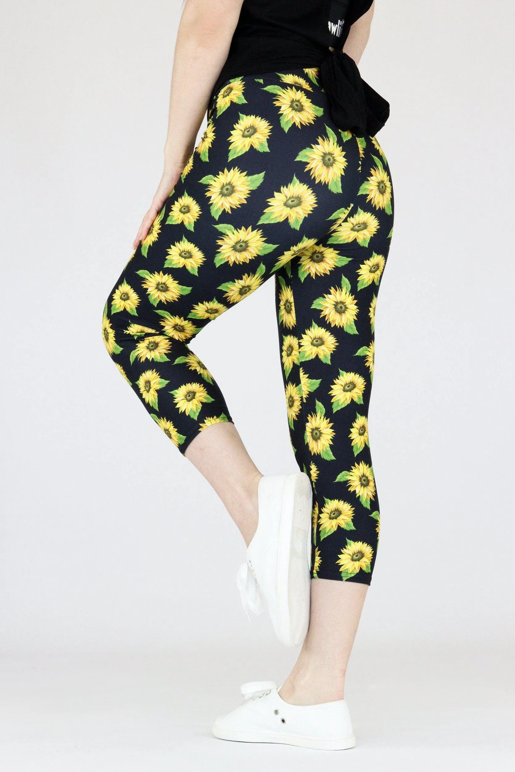 Sunflower - Casual Capri Leggings