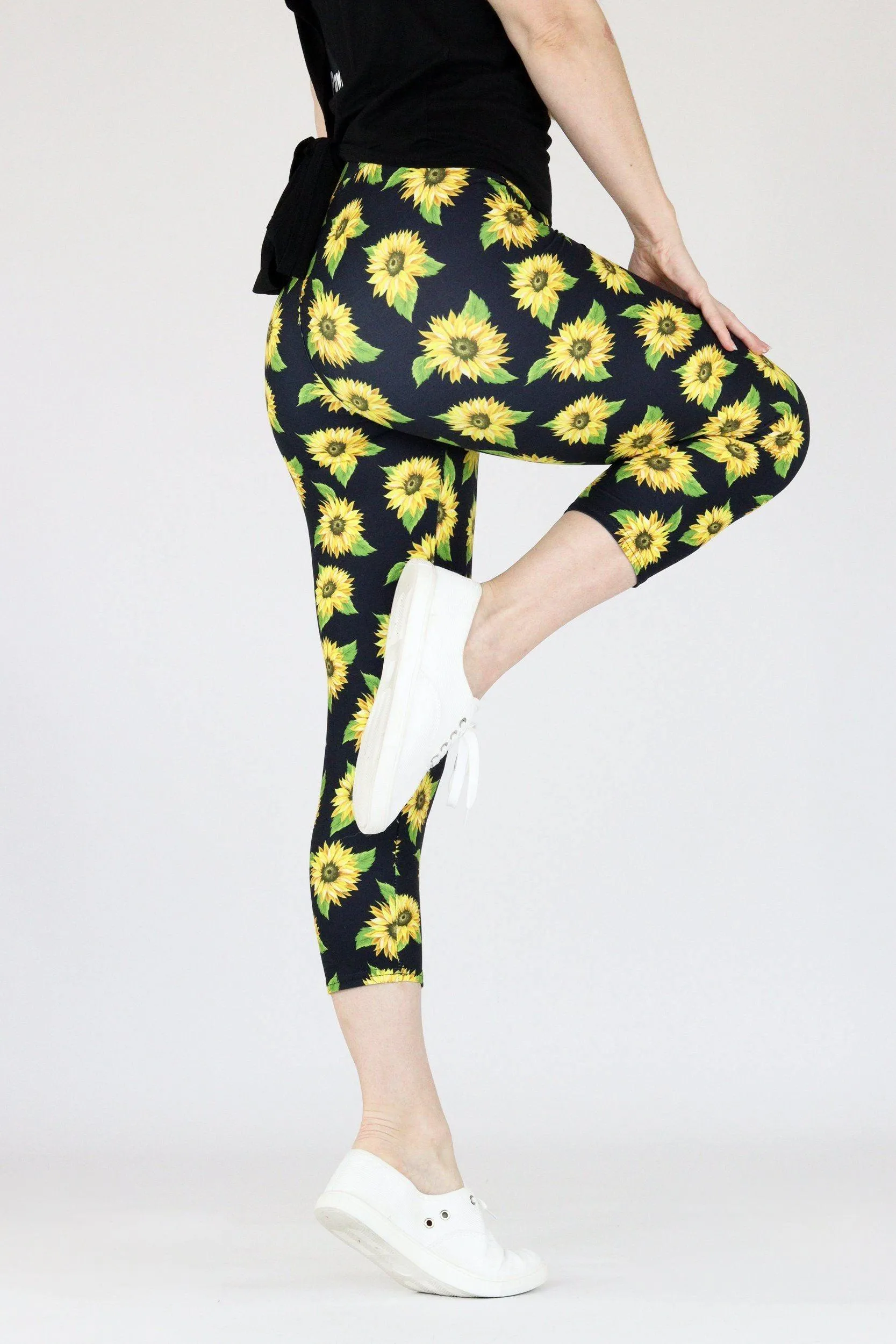 Sunflower - Casual Capri Leggings