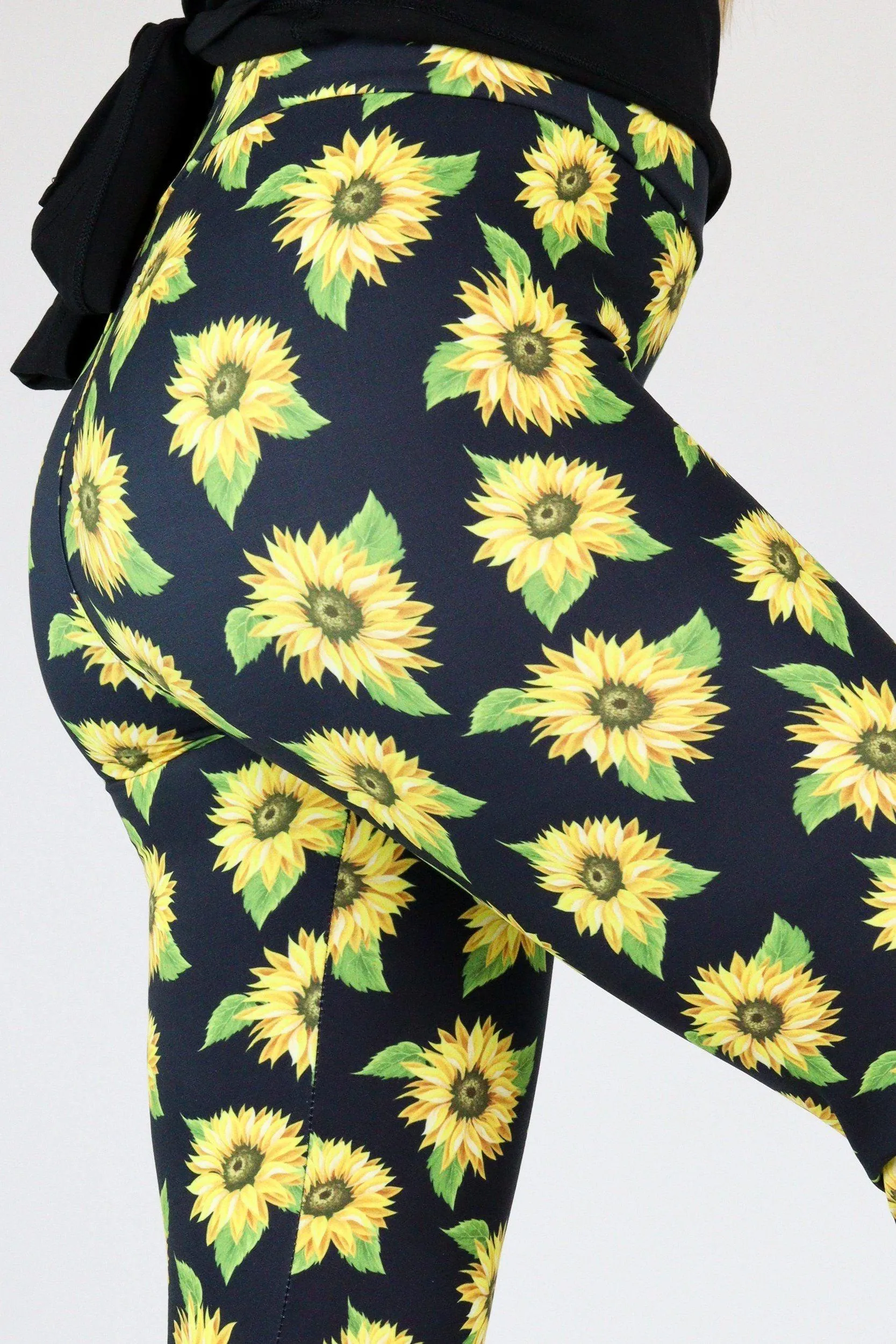 Sunflower - Casual Capri Leggings