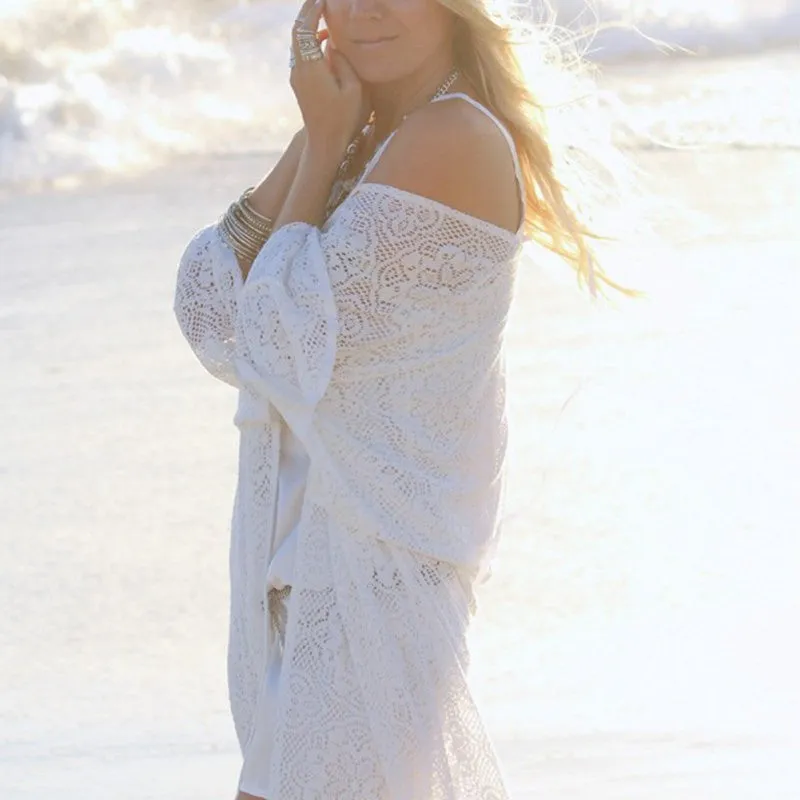 Sunset Lace Kimono