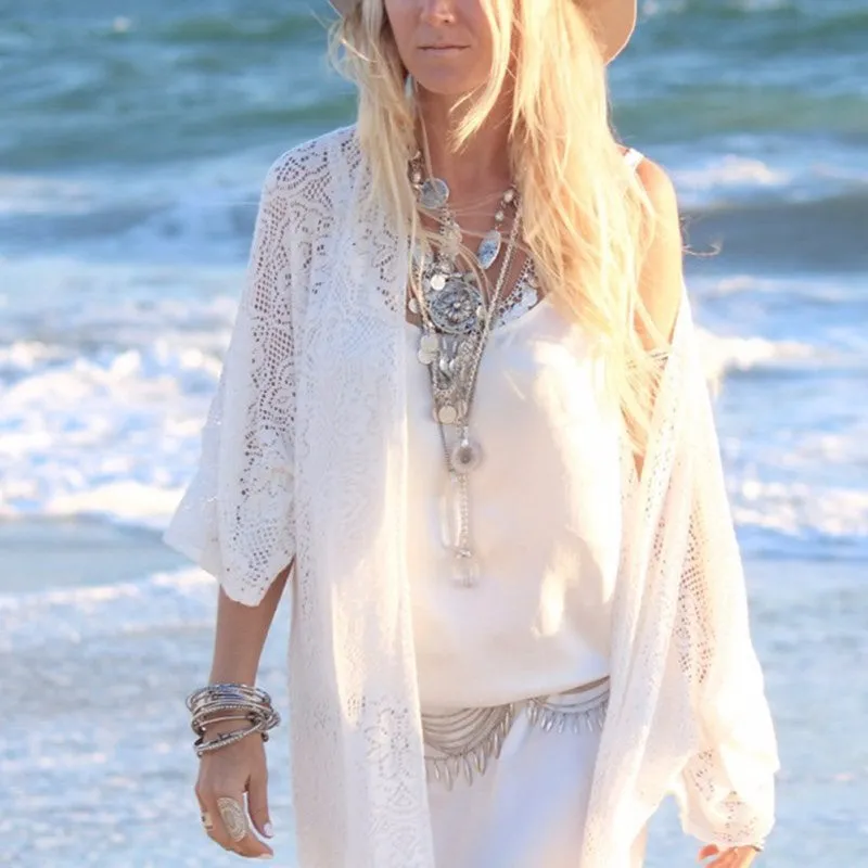 Sunset Lace Kimono