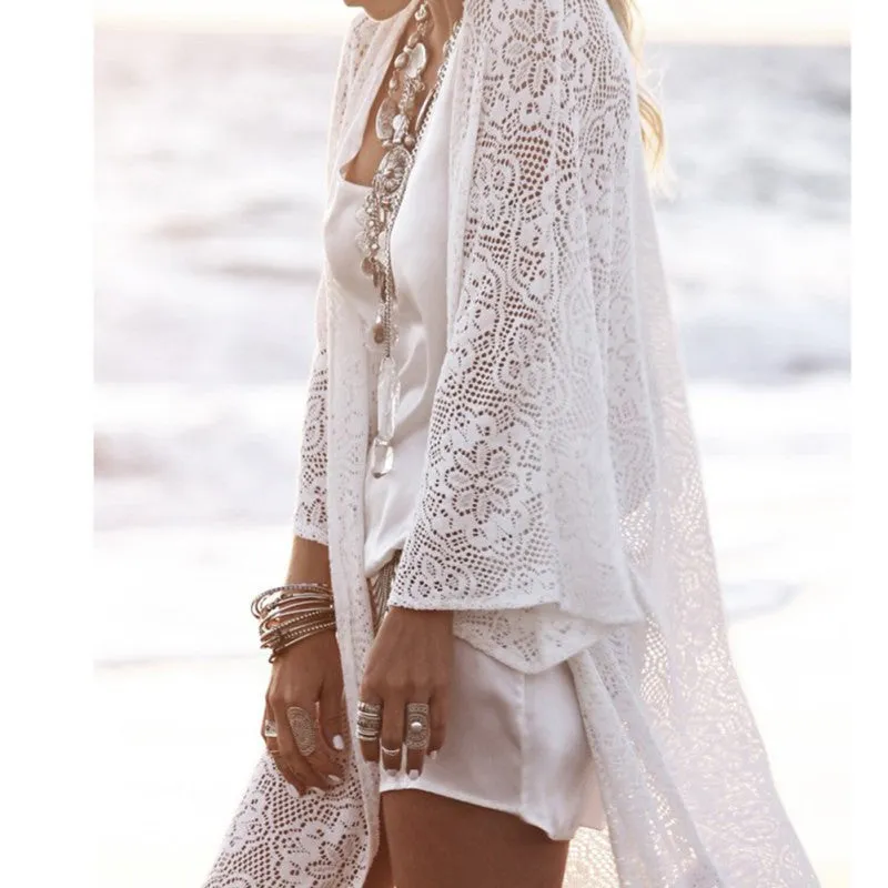 Sunset Lace Kimono