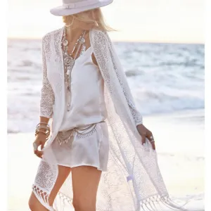 Sunset Lace Kimono