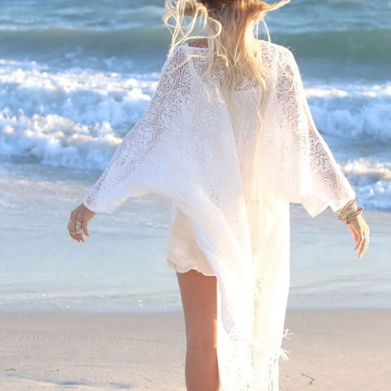 Sunset Lace Kimono