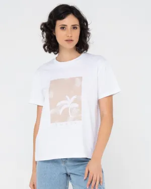 Sunset Palm Organic Cotton Relaxed Tee