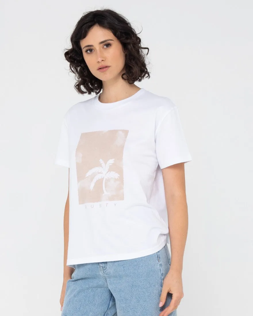 Sunset Palm Organic Cotton Relaxed Tee