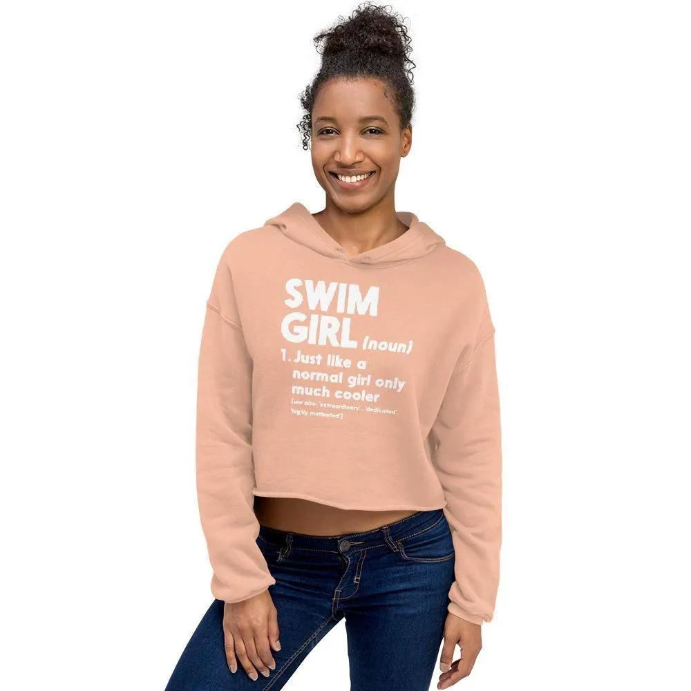 Swim Girl Crop Top Hoodie