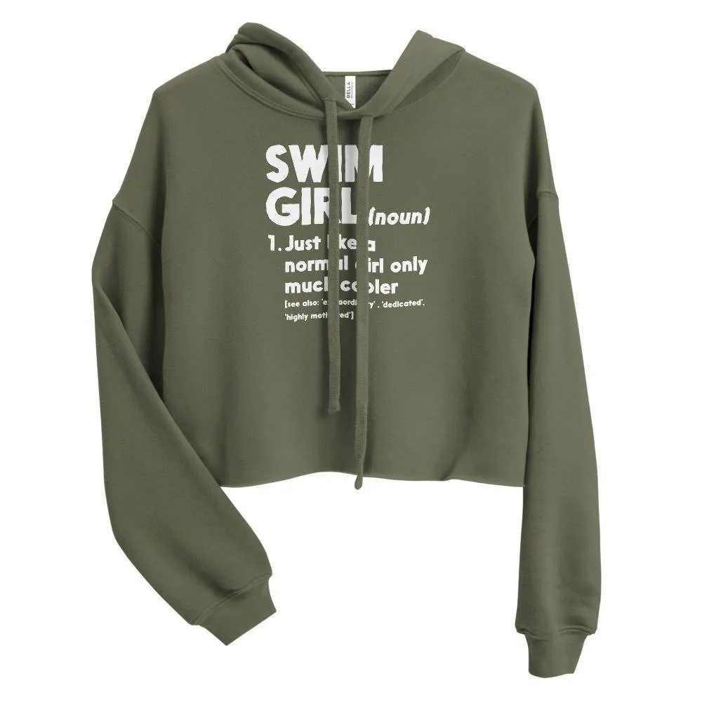 Swim Girl Crop Top Hoodie