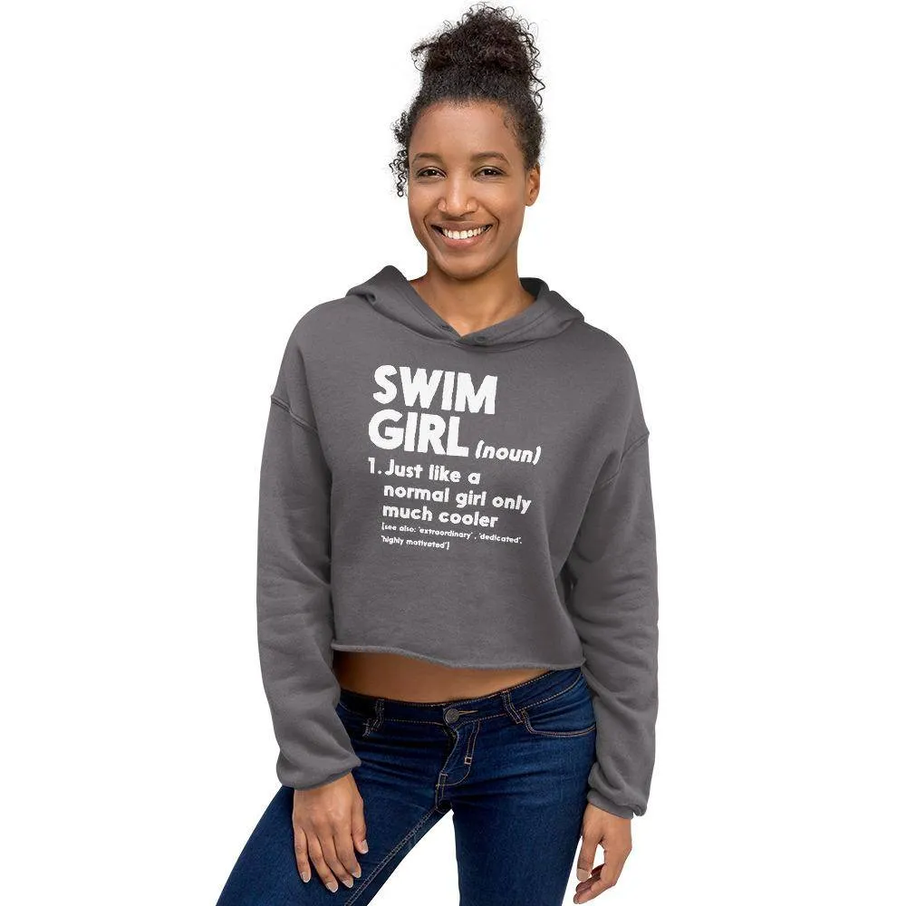 Swim Girl Crop Top Hoodie