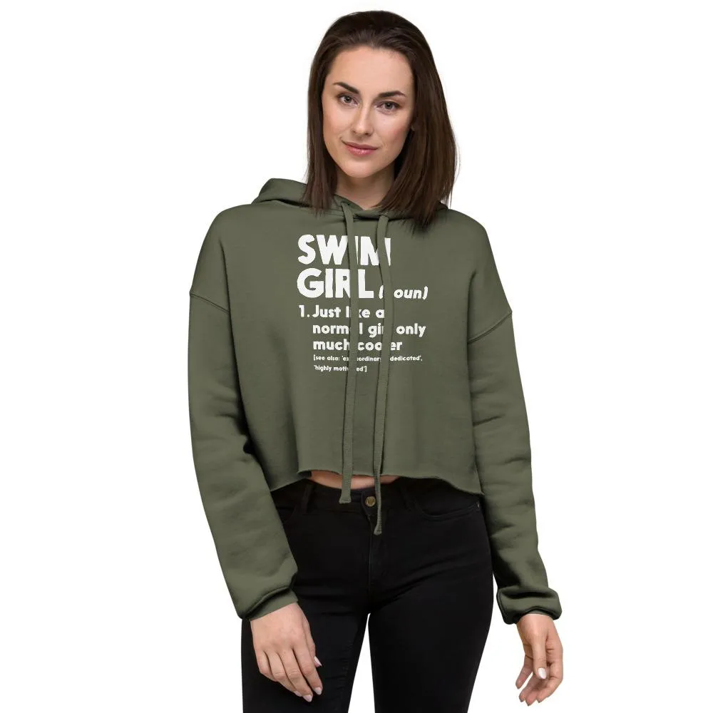 Swim Girl Crop Top Hoodie