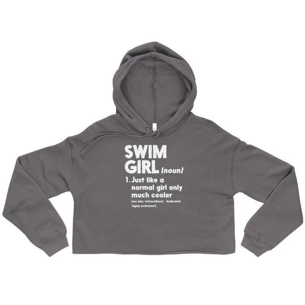 Swim Girl Crop Top Hoodie