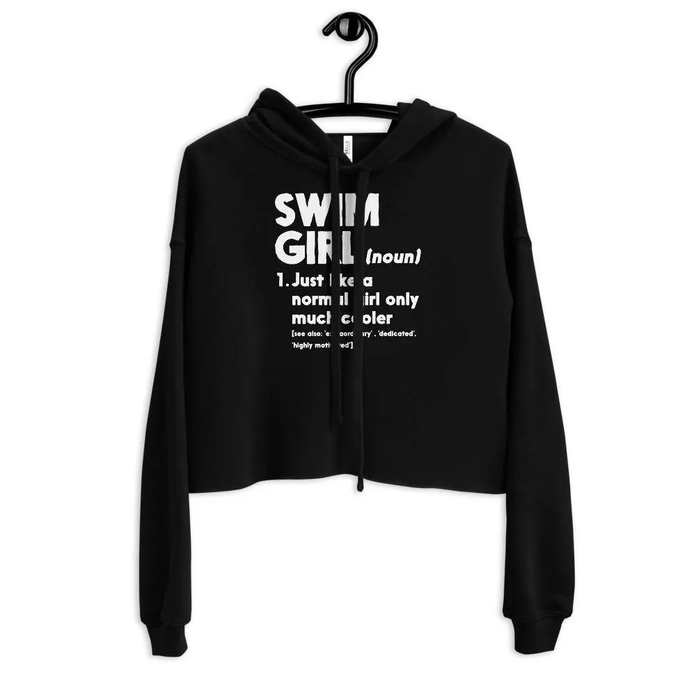 Swim Girl Crop Top Hoodie