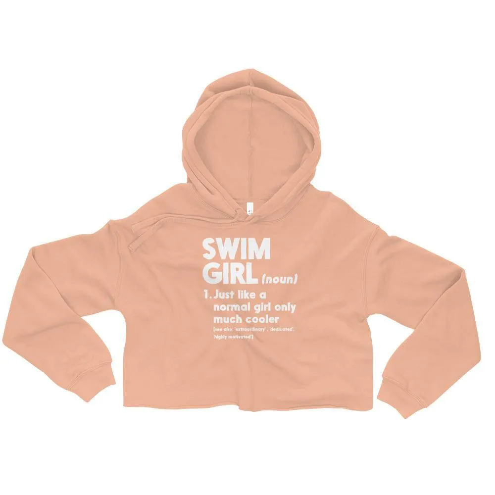 Swim Girl Crop Top Hoodie