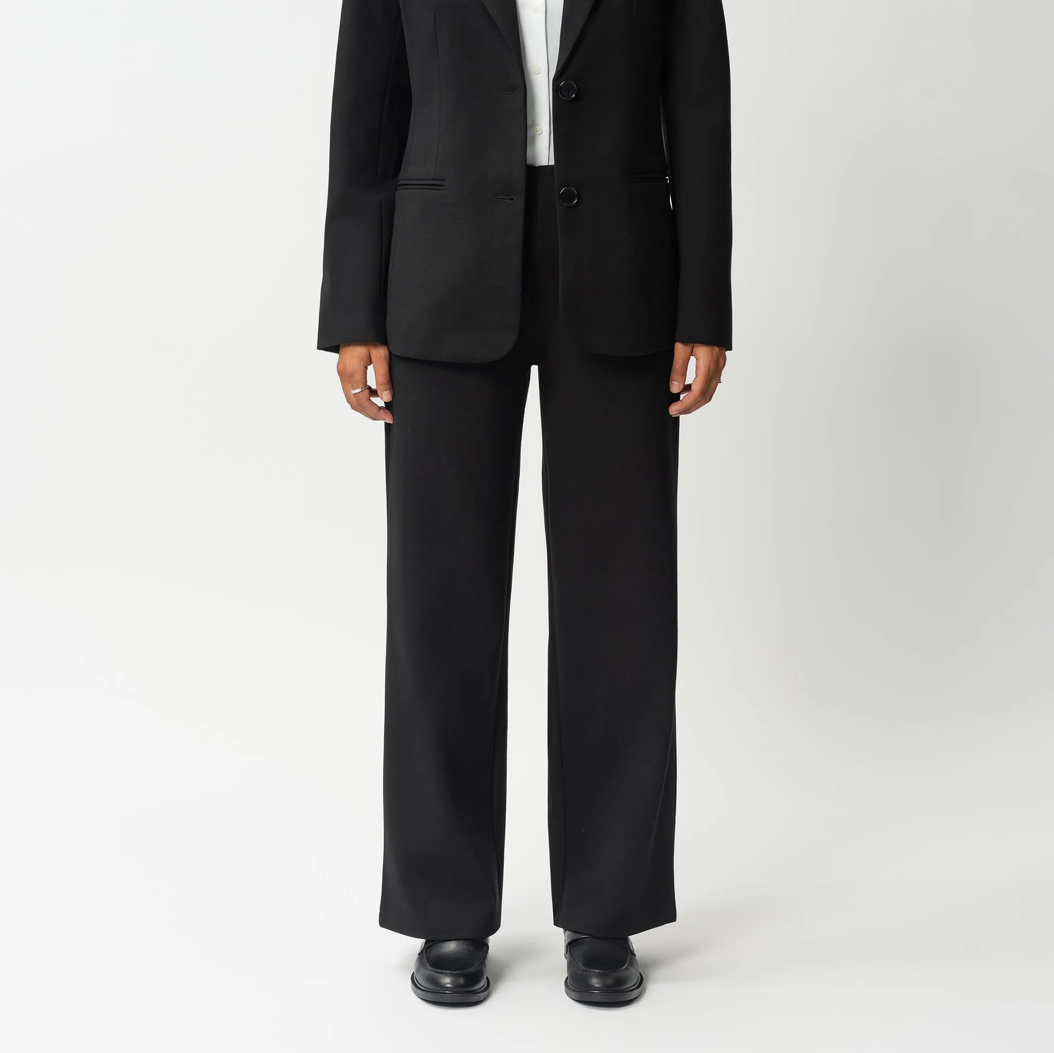 Tailored Ponte Relaxed Trouser