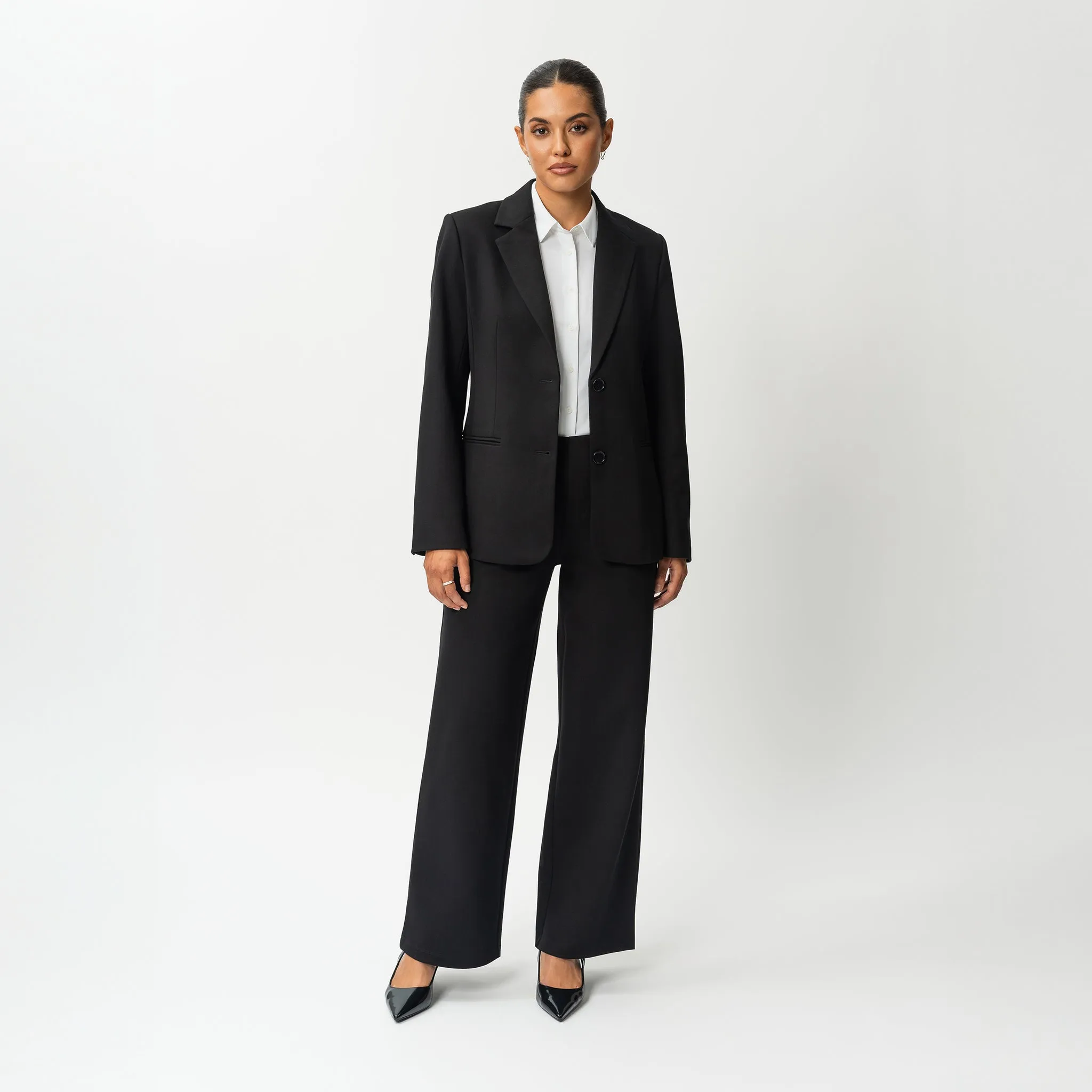 Tailored Ponte Relaxed Trouser