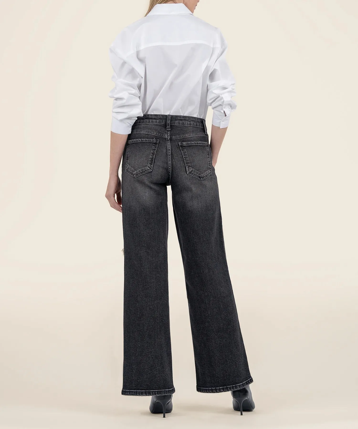 The Jodi High Rise Wide Leg Jeans - Momentous
