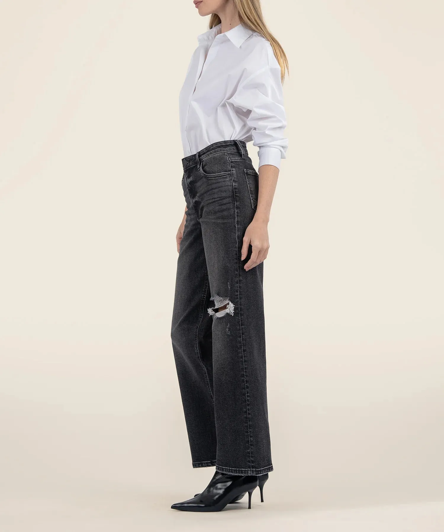 The Jodi High Rise Wide Leg Jeans - Momentous