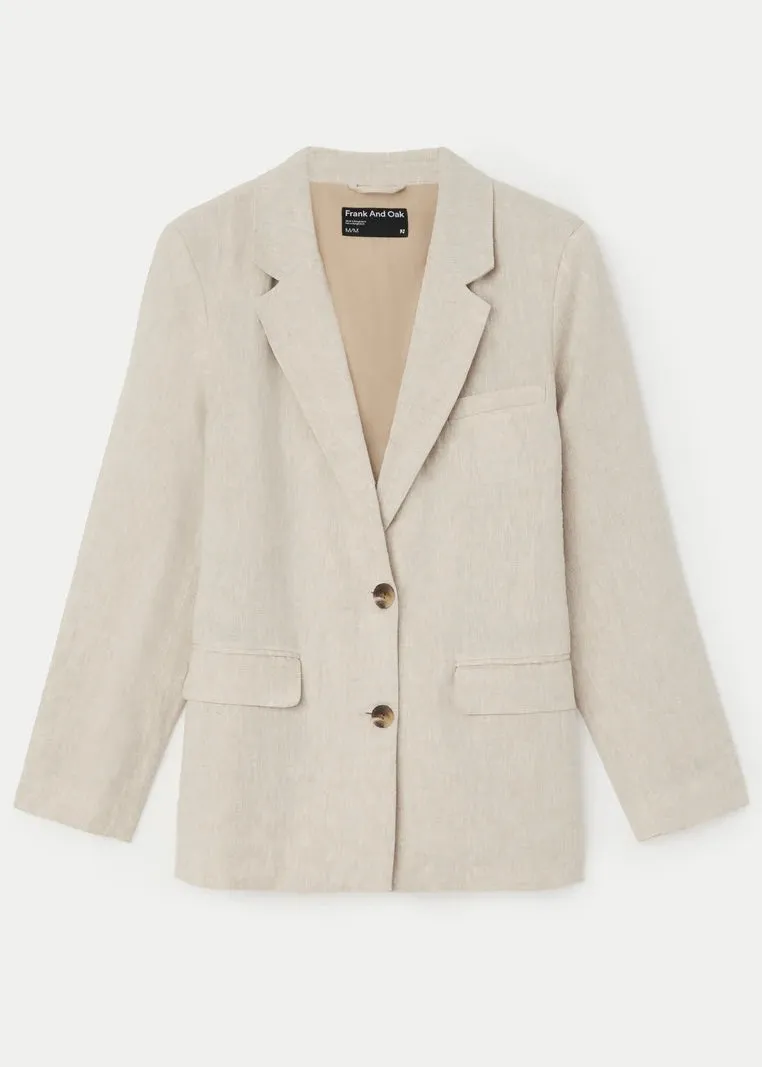 The Relaxed Linen Blazer