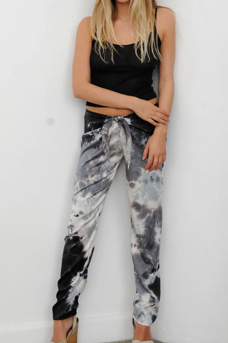 Tie Front Kimono Pant