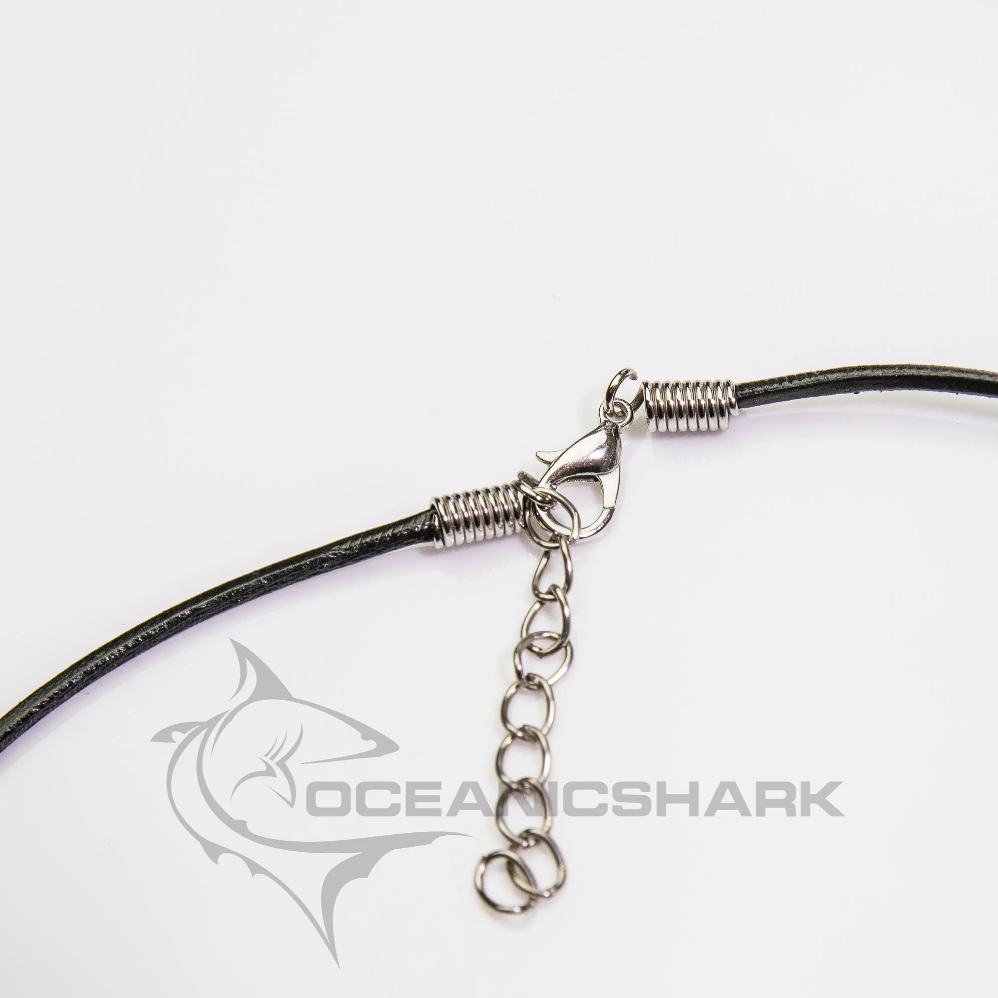 Tiger shark tooth stylish silver capped design s20