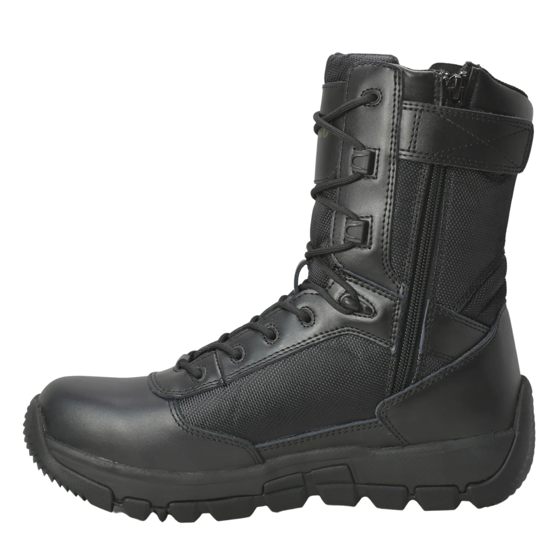 Urban PDU - Men's 9" Black Tactical Boot w/ Side Zipper - KT1004