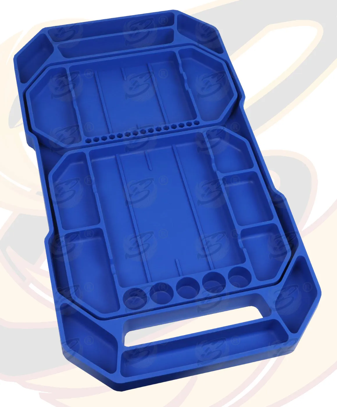 US PRO 3PCS NON SLIP FLEXIBLE TOOL TRAYS