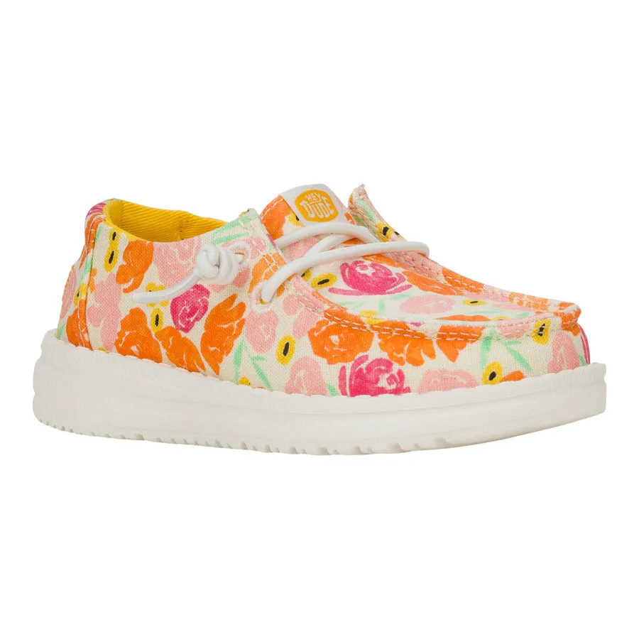 Wendy Toddler Watercolor Florals - Multi/Petal Pink