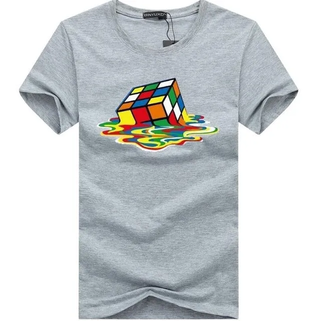 West Louis™ Stylish Rubik Cube T Shirt