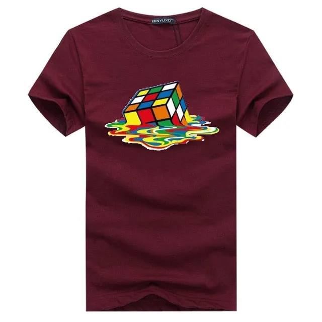 West Louis™ Stylish Rubik Cube T Shirt