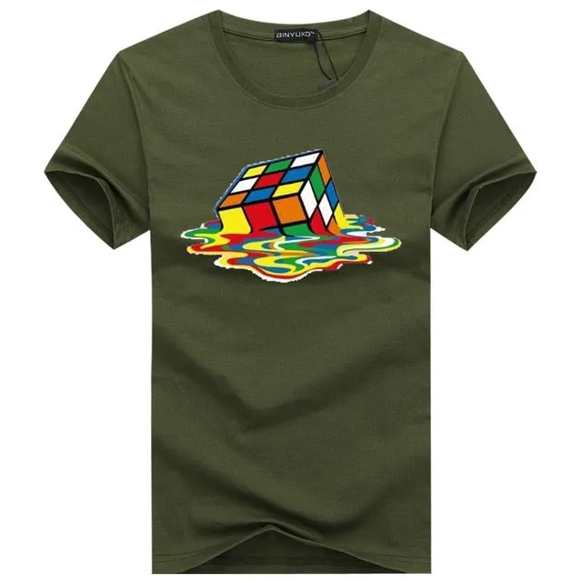 West Louis™ Stylish Rubik Cube T Shirt