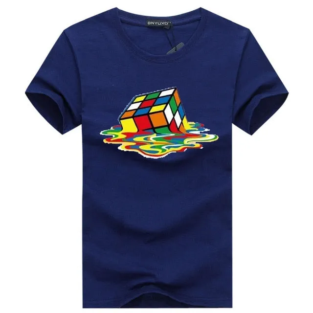 West Louis™ Stylish Rubik Cube T Shirt