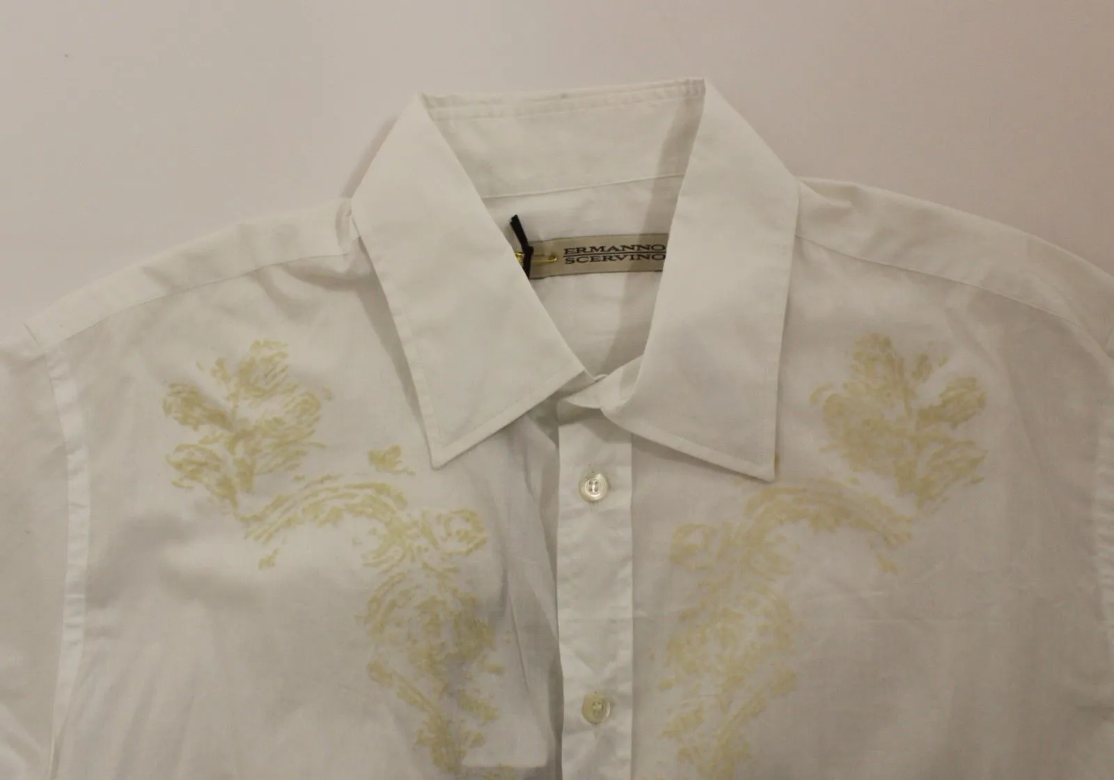White Cotton Long Sleeve Casual Shirt Top