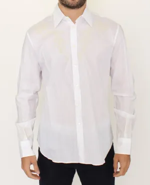 White Cotton Long Sleeve Casual Shirt Top