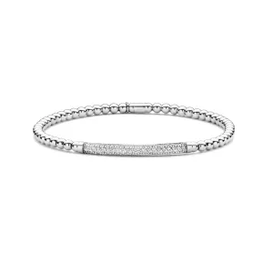 White Gold Tresore Stretch Bracelet