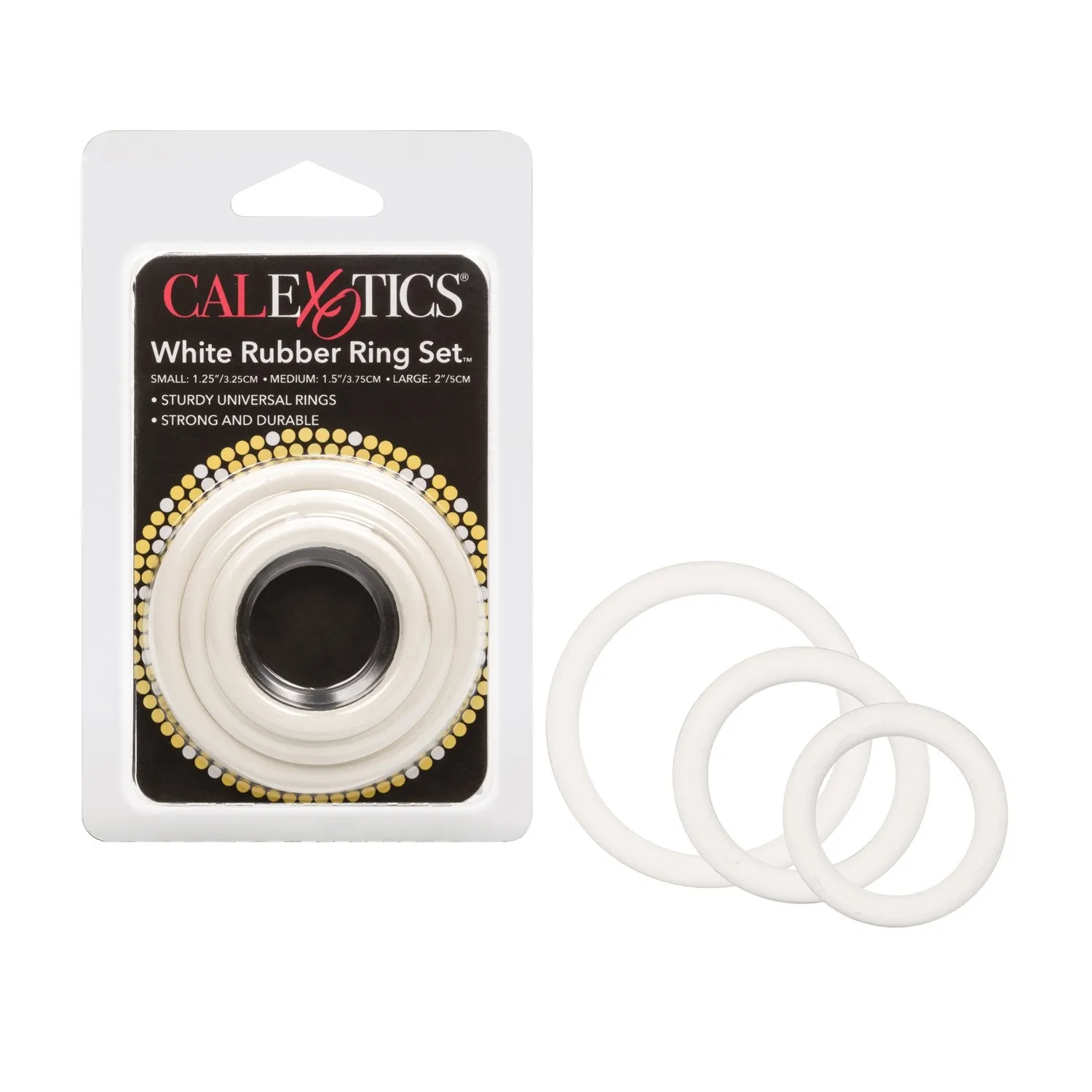 White Rubber Ring Set