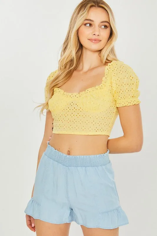 Woven Solid Shorts