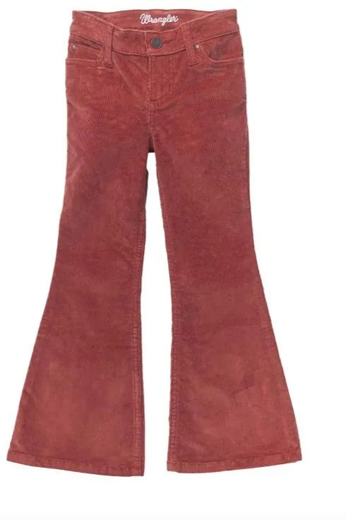 Wrangler Girls Clara Retro Red Flare Jean