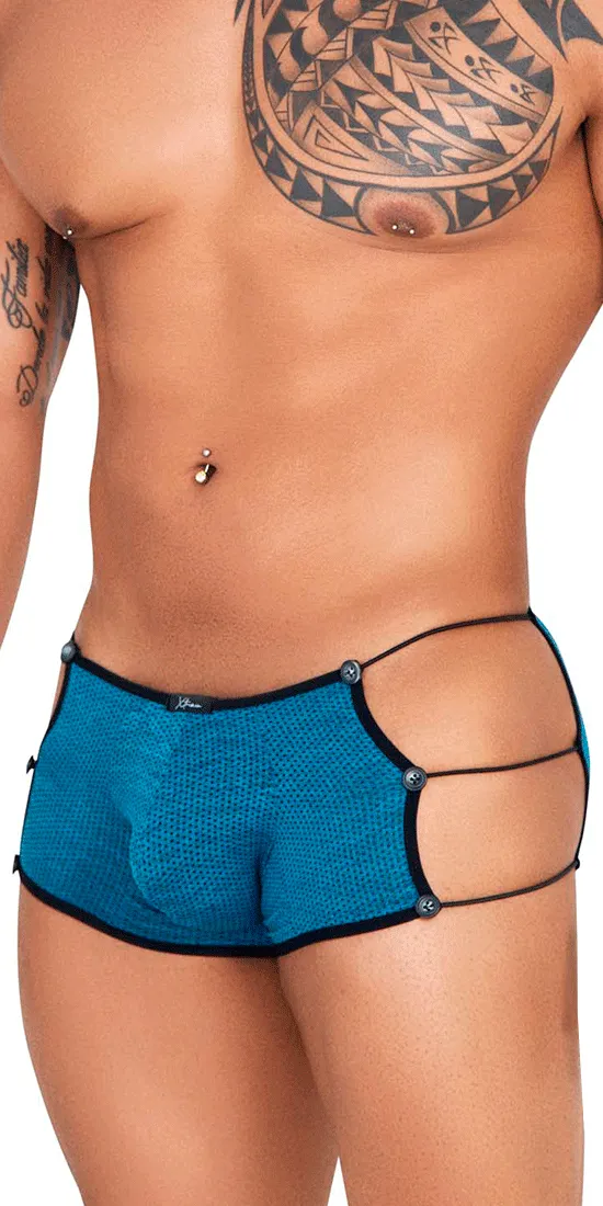 Xtremen 91133 Trendy Mesh Briefs  Petrol